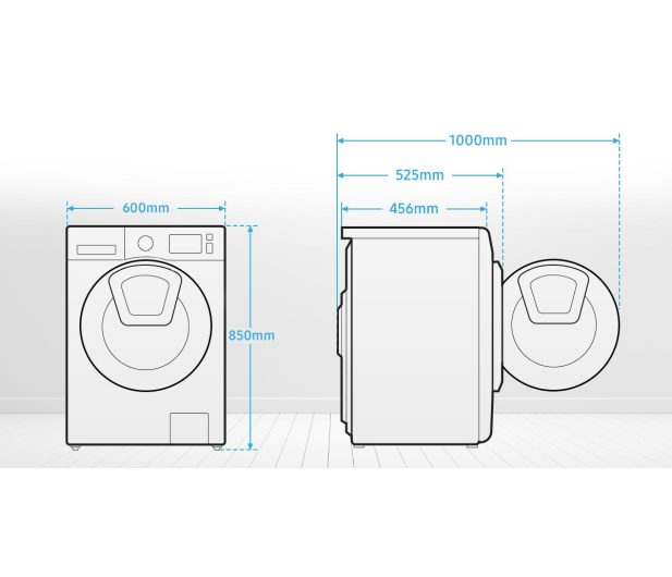 Samsung PRALKO-SUSZ. SAMSUNG WD80 K52E0 ZW ### - 1383018 - zdjęcie 10